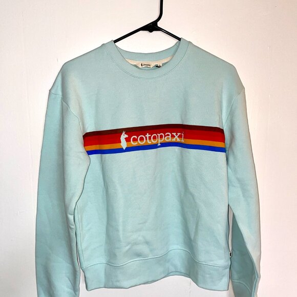 Cotopaxi On the Horizon Crew Sweatshirt - Women's S - Ice Light Blue NWT - Picture 4 of 7